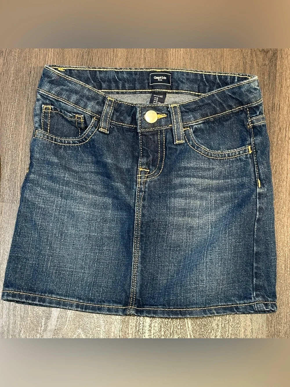 Girls Denim Skirt Bundle Size 6 6/7 Gap Kids Old Navy Distressed Jean